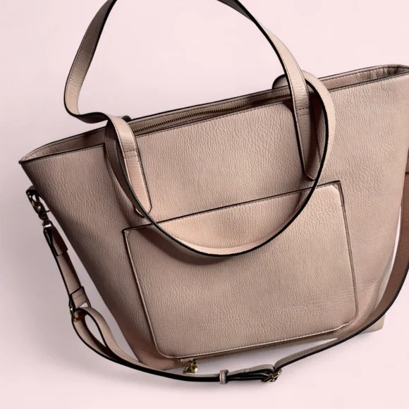 Poppy & Peonies - The Go Getter Tote - Purse with Laptop Sleeve - Work or Travel - Picture 5 of 9